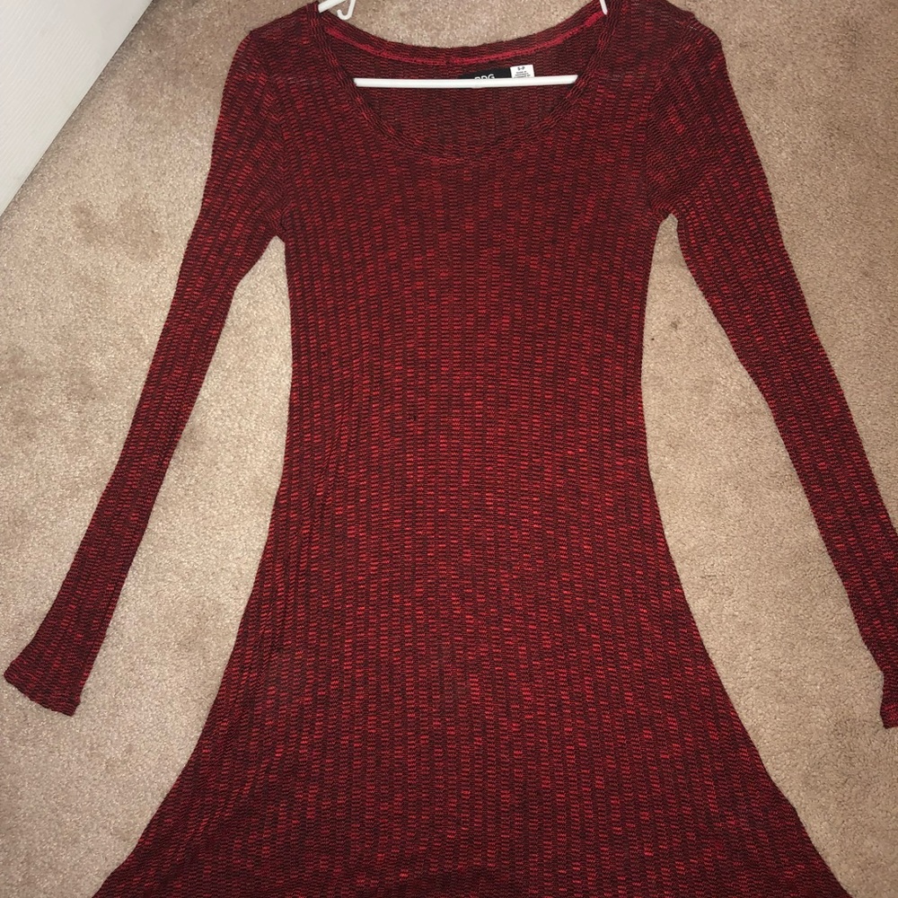 Red Knit Dress